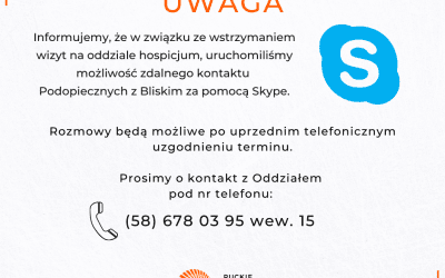 Wstrzymanie wizyt – zdalny kontakt z Pacjentami