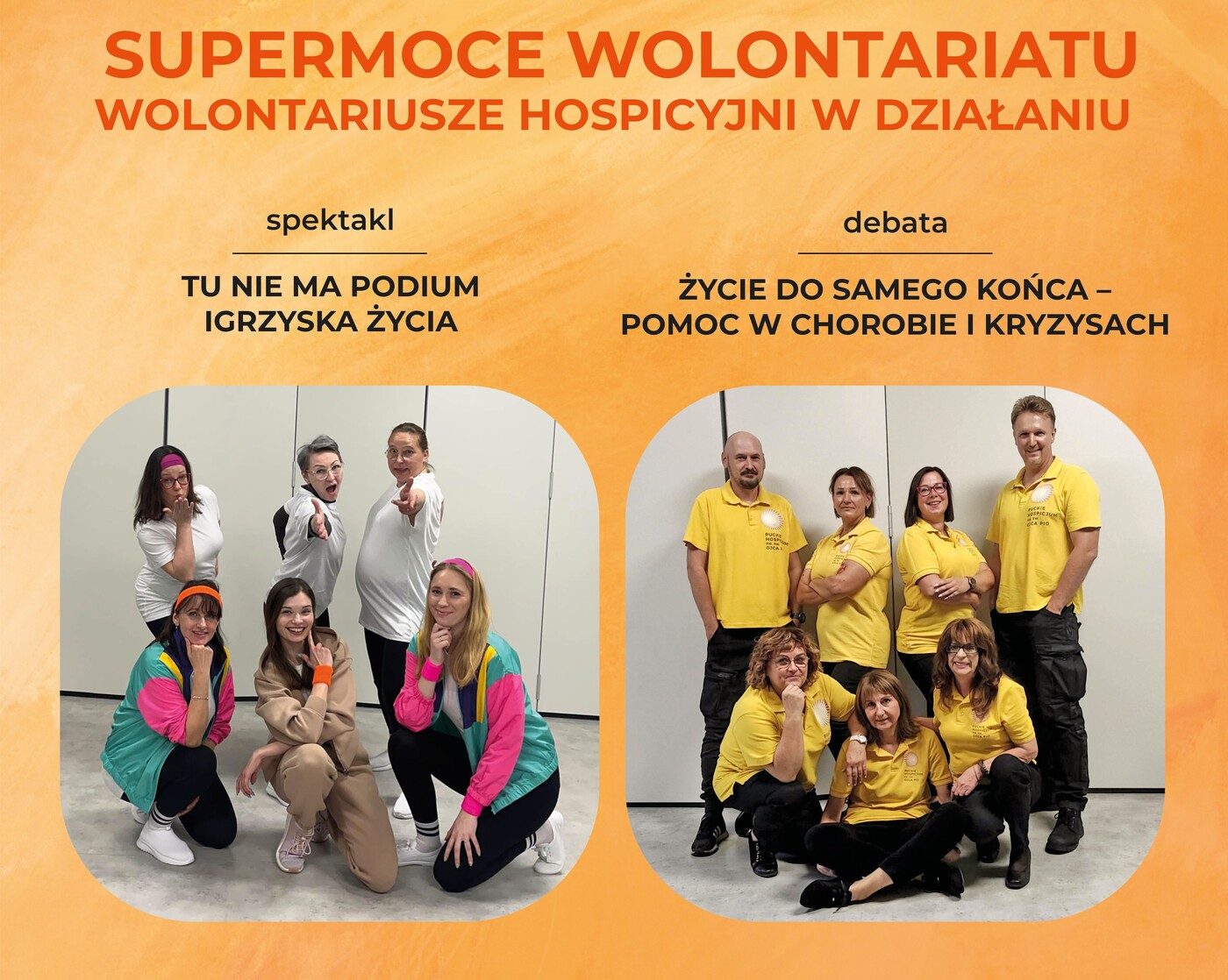 Zaproszenie na cykl wydarzeń: „Supermoce Wolontariatu – Wolontariusze hospicyjni w działaniu”